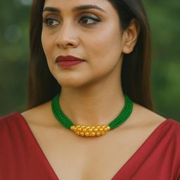 NINAMAAYRA Mani Mala Thushi Mangalsutra-image-26