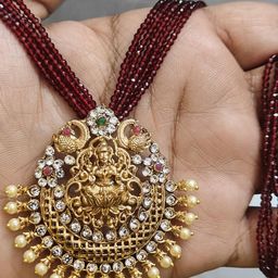 NAMOHH ENTERPRISSES Gold-Plated Alloy Artificial Beads Jewellery Set-image-29