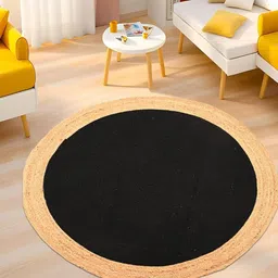Myntra Elegant Homes Beige Solid Cotton Carpet-picture-12
