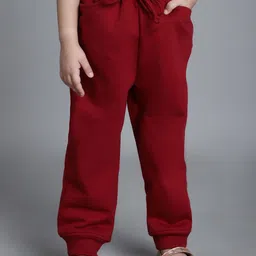 MINI & MING Girls Relaxed Low-Rise Easy Wash Pleated Winter Trousers-picture-17