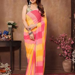 ROOP SUNDARI SAREES Ombre printed Georgette Saree-image-31