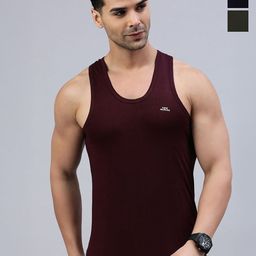 LUX PARKER Pack Of 3 Pure Cotton Basic Vests LUX_PARKER_COL_RN_3PC-image-57
