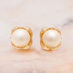 Nipura Floral Studs Earrings-0