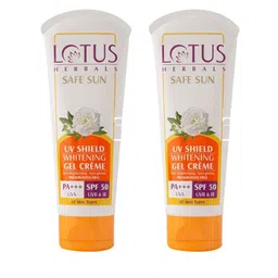 Lotus Herbals Safe Sun Set Of 2 UV Shield Whitening Gel Sunscreen SPF 50 PA++ - 100g Each-14