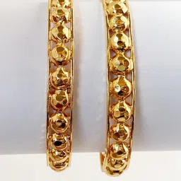 Sattik Women Set of 2 Gold Brass Bangle-picture-38