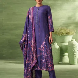 SAUNDH Floral Printed Unstitched Dress Material-image-19
