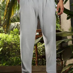 Campus Sutra Men Solid Mid-Rise Comfort Trousers-image-56