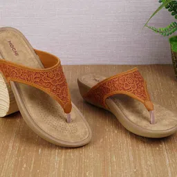 Mochi Women Embellished T-Strap Flats-52