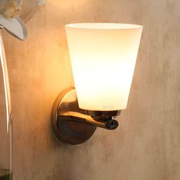 Lyse Decor Silver-Toned Acrylic Wall Lamp-7