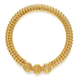 Peora Set of 2 Gold Plated Traditional Screw Openable Bangles image 4