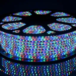 SPARK WORLD Blue Rice-Shaped String Lights image 5
