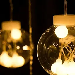 ENORMITY Yellow Ball Shaped String Lights image 2