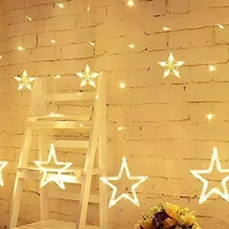 SPARK WORLD Yellow Star Shape String Lights image 3
