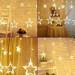 SPARK WORLD Yellow Star Shape String Lights image 5