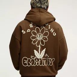 Maniac Men Printed Hooded Sweatshirt-image-65
