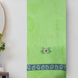 ANA Green & White 1 Printed Cotton 300 GSM Bath Towel-image-18