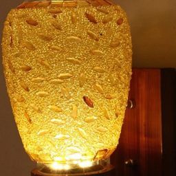 1ST TIME Gold-Toned Glass Traditional Cylinder Shaped Wall Lamp-picture-49