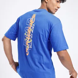 glitchez Typography Printed Oversized Fit T-shirt-image-27