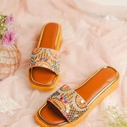 TheChokri Women Open Toe Flats-20