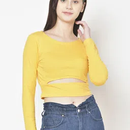 Moda Rapido Cotton Crop Top-picture-19