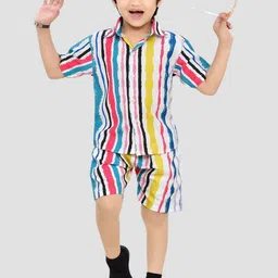 BAESD Boys Striped Pure Cotton Clothing Set-92