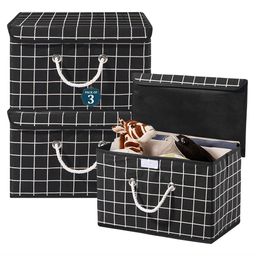 Kuber Industries Black Set of 3 Reusable Drawer Organiser Organisers-22