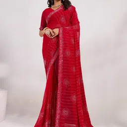 KALINI Embellished Pure Georgette Designer Saree-image-71