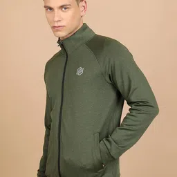HIGHLANDER Mock Collar Front-Open Sweatshirt image 5