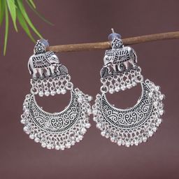I Jewels Contemporary Chandbalis Earrings-81