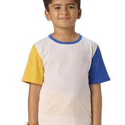 You Got Plan B Boys Colourblocked T-shirt-image-80