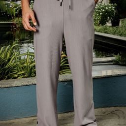 Thomas Scott Men Smart Loose Fit Easy Wash Trousers-picture-36