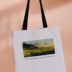 ARTBUG Unisex Printed Shopper Tote Bag image 5