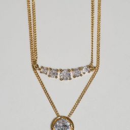 Niscka 24K Gold-Plated American Diamond Stone Studded Jewellery Set-image-15