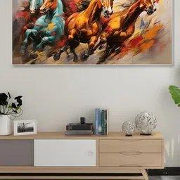nestroots Brown & Blue Wall Paintings-picture-49