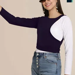 Mast & Harbour Women Pack Of 2 Colourblocked Top-picture-49