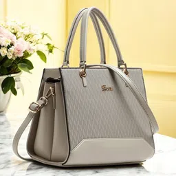 Exotic Textured Shopper Handheld Bag-5