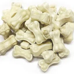 Dog Pet Food 2 Inch Pack of 10 Calcium Treat Bone & Twisted Chicken Dog Chew Chicken Dog Chew-50