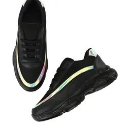 World Wear Footwear Women Non-Marking Lace-Ups Running Shoes-image-62
