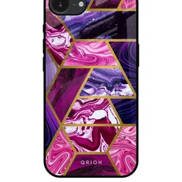 QRIOH Geometric Printed Apple iPhone 16e Back Case Mobile Accessories-picture-48
