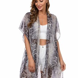 CrossKulture Printed Open Front Shrug image 3