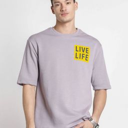 ODCC Men Typography Printed Pockets Slim Fit T-shirt-image-38