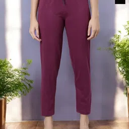 Kryptic Women Pack Of 2 Mid-Rise Pure Cotton Lounge Pants-image-13