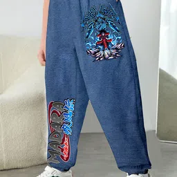 MODARUE Boys Printed Mid Rise Joggers-26