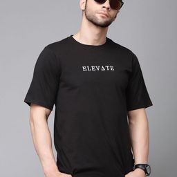 Metronaut Typography Printed Round Neck Drop-Shoulder Pure Cotton Oversized T-shirt-picture-12