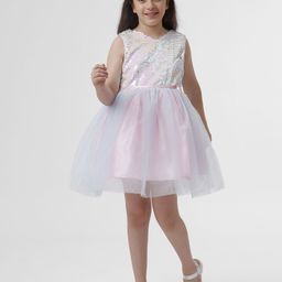 KATE & OSCAR Embroidered Fit & Flare Dress-image-65