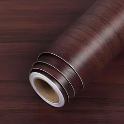 Aura Brown Printed Self Adhesive Wall Sticker-image-24