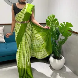 DIVASTRI Floral Satin Ready to Wear Jamdani Saree-image-94