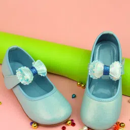 NESKA MODA Girls Ballerinas with Bows Flats-image-49