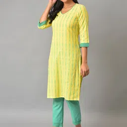 AURELIA Geometric Print Kurta image 3