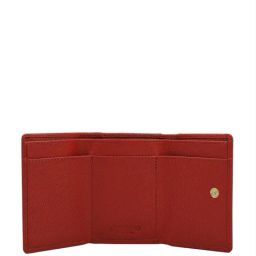 da milano Textured Wallet with Metal Accent image 4